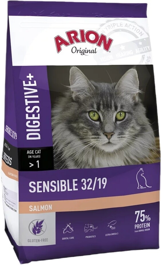 Сухой корм для кошек ARION Original GlutenFree Sensible 7,5 кг (5414970058636)