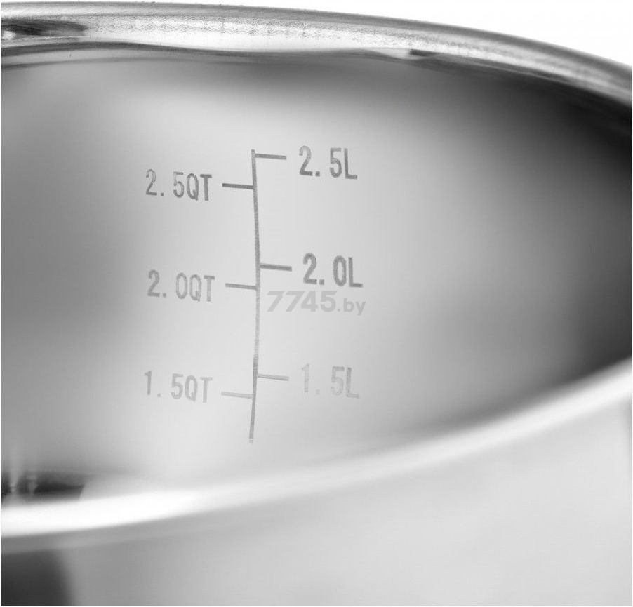 Миска из нержавеющей стали 22 см WALMER Home Chef (W30027081) - Фото 3