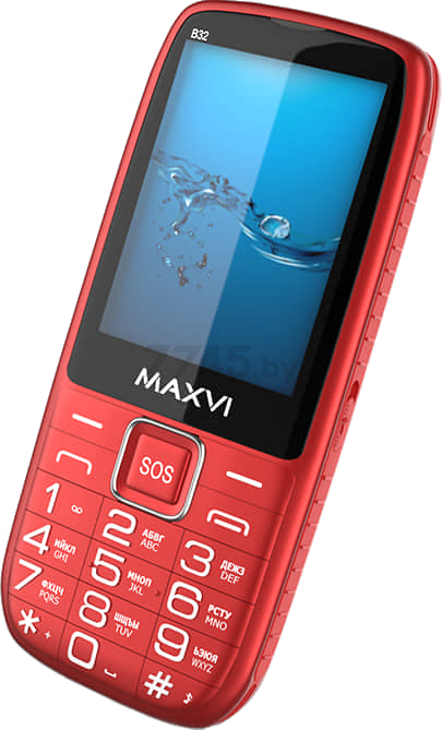 Мобильный телефон MAXVI B32 Red - Фото 3