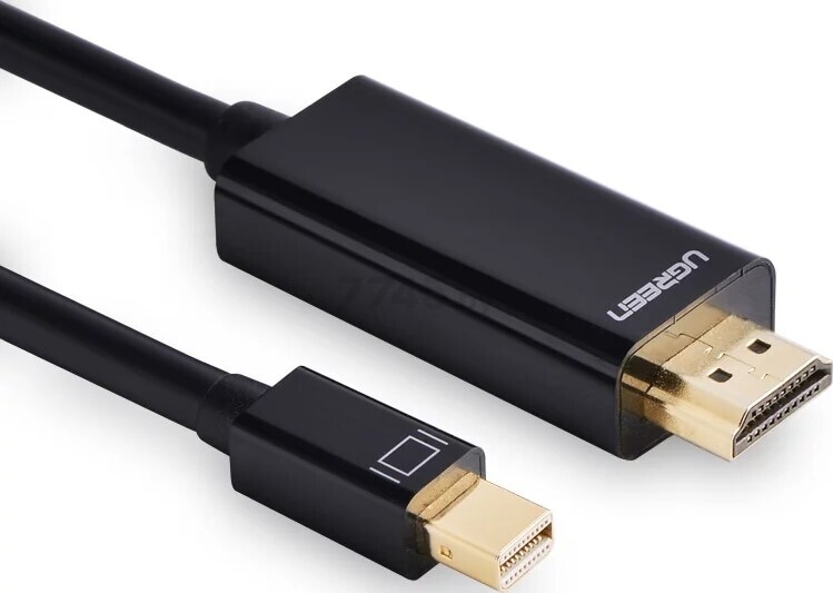 Кабель UGREEN MD101 HDMI - Mini DisplayPort 1,5 м Black (20848) - Фото 2