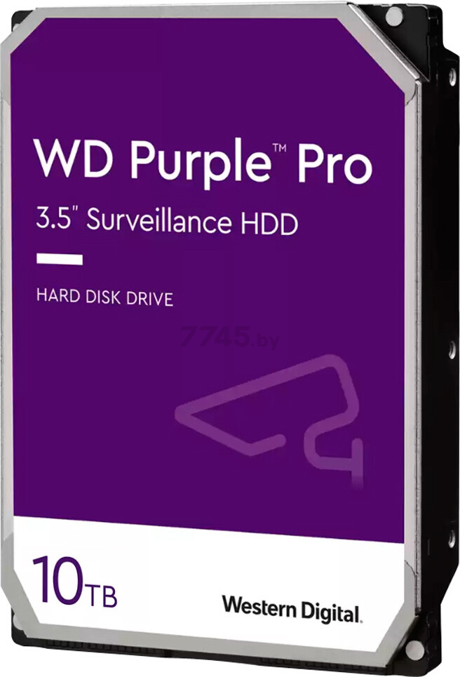 Жесткий диск HDD Western Digital Purple Pro 10TB (WD101PURP)