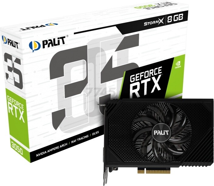 Видеокарта PALIT GeForce RTX 3050 StormX 8GB (NE63050018P1-1070F) - Фото 5