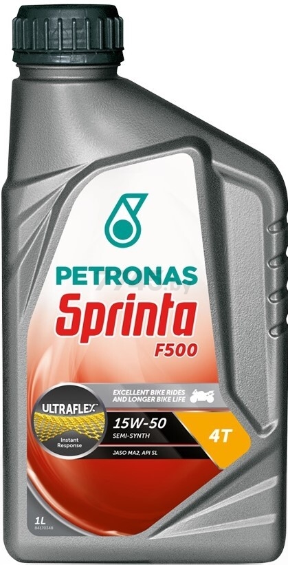 Масло четырехтактное 15W50 полусинтетическое SPRINTA F500 4T 1 л (73127E15EU)