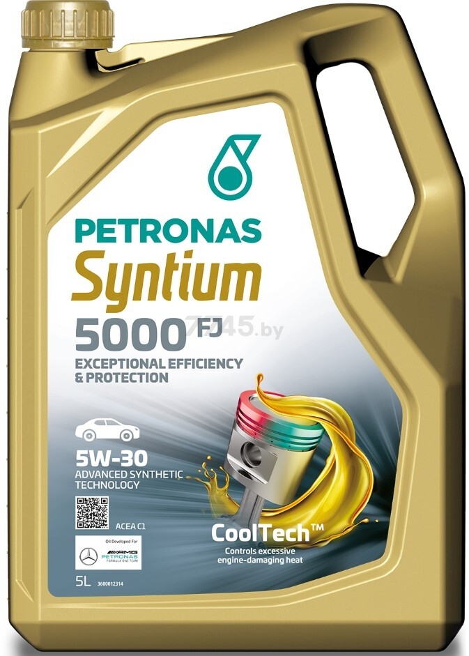 Моторное масло 5W30 синтетическое SYNTIUM 5000 FJ 5 л (70542M12EU)