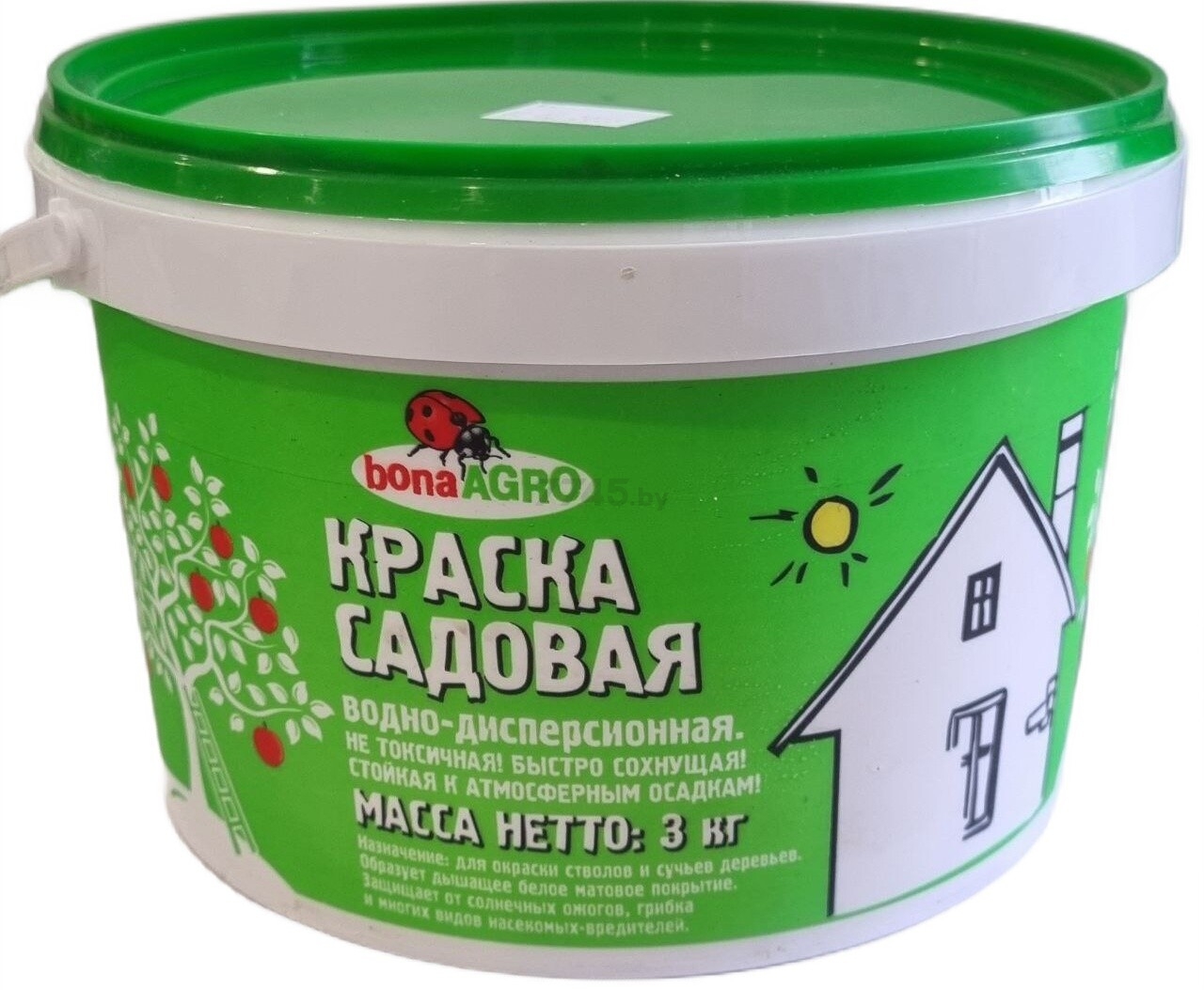 Краска ВД для садовых деревьев BONA AGRO 3 кг