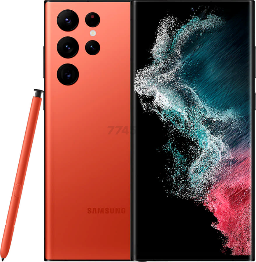 Смартфон SAMSUNG Galaxy S22 Ultra 5G 12GB/512GB Red (SM-S908BZRHSER)