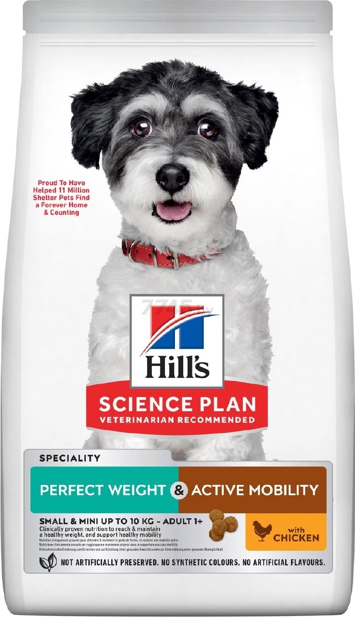 Сухой корм для собак HILL'S Science Plan Perfect Weight & Active Mobility Small 6 кг (52742052465)