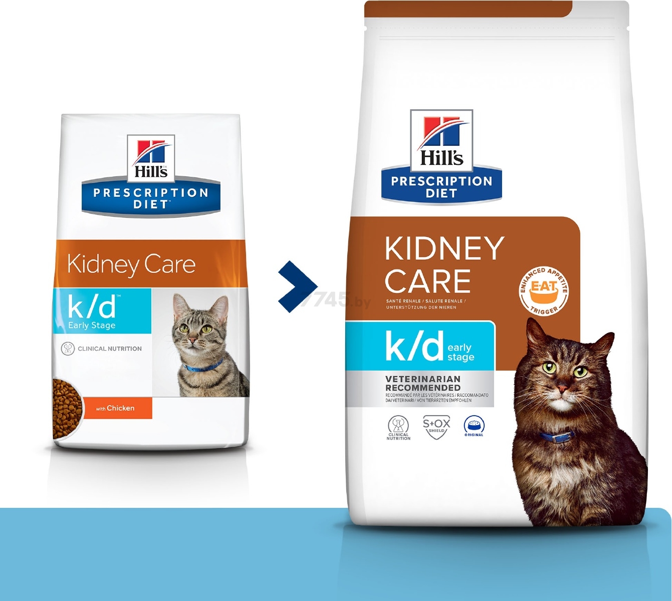 Сухой корм для кошек HILL'S Prescription Diet k/d Early Stage 3 кг (52742043630) - Фото 4
