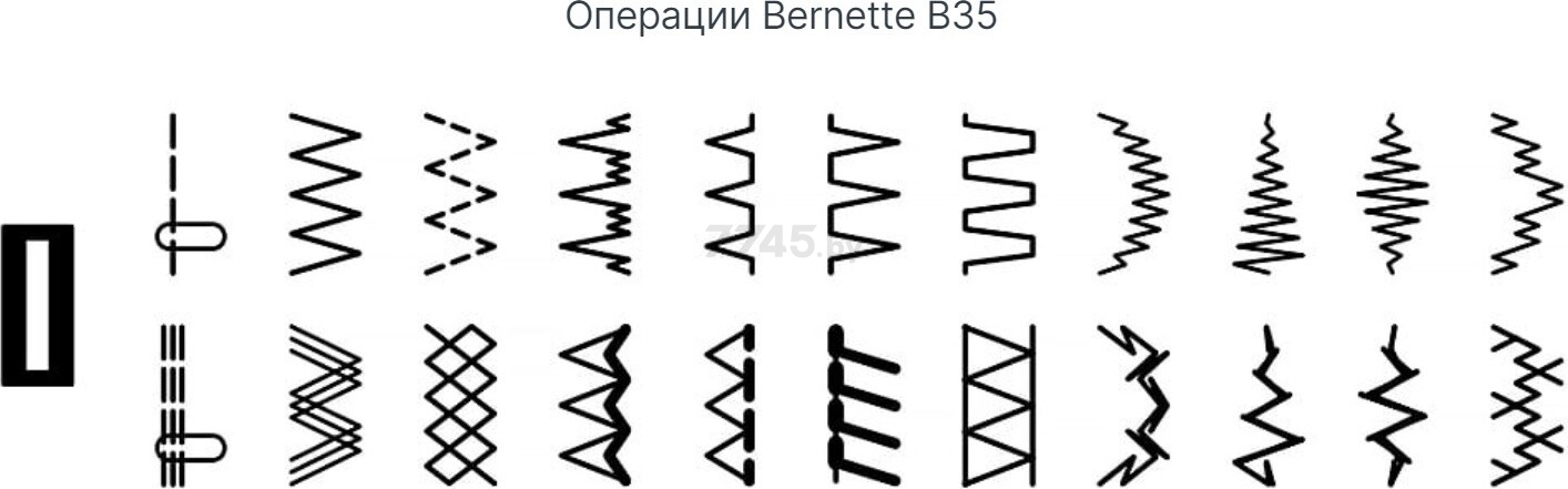 Машина швейная BERNINA Bernette b35 - Фото 6