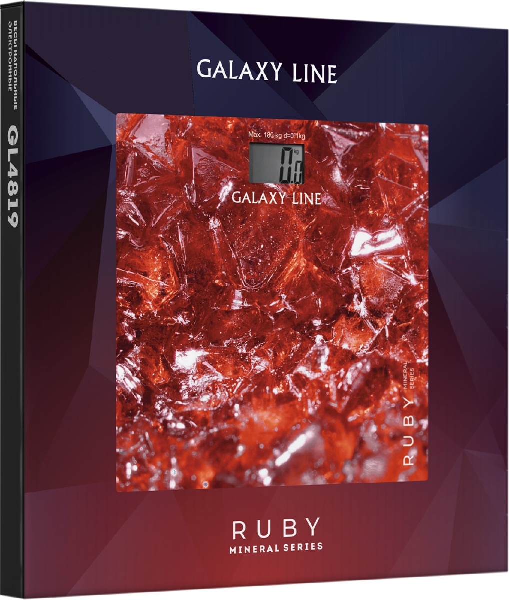 Весы напольные GALAXY LINE GL 4819 рубин (гл4819л) - Фото 7