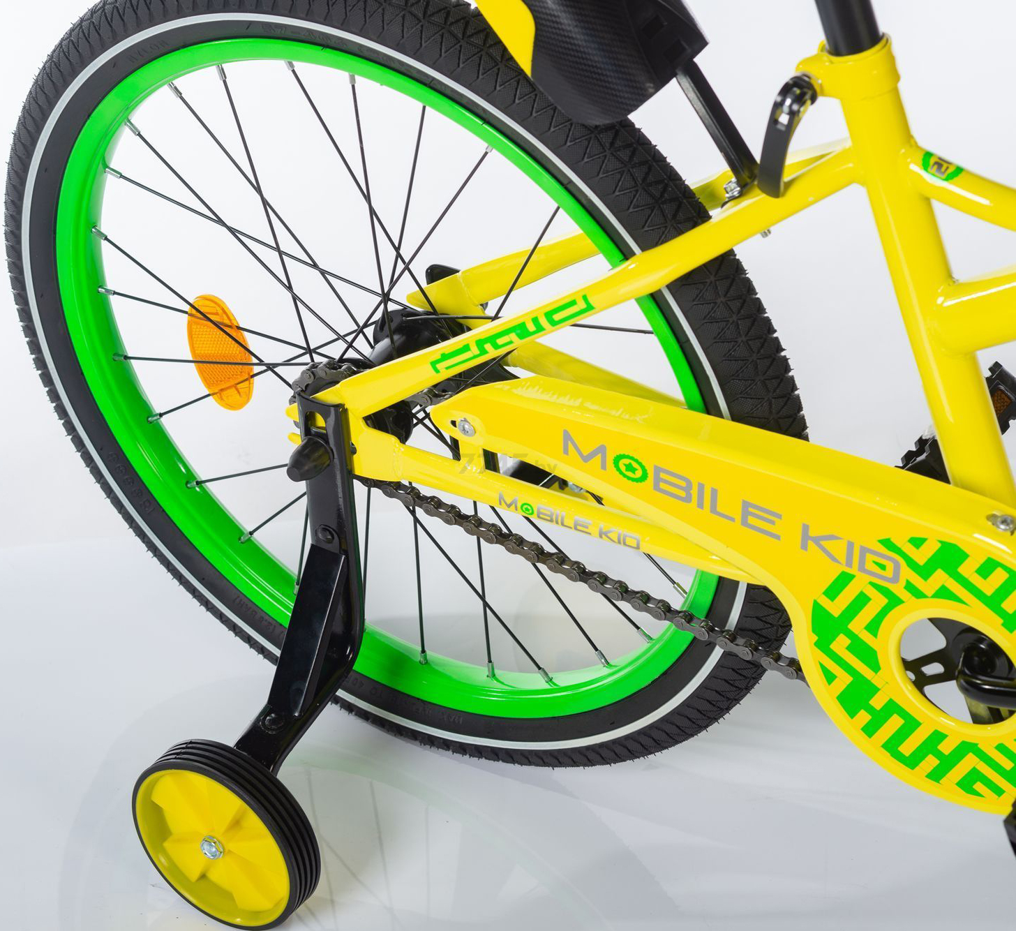 Велосипед детский MOBILE KID Slender 20 Yellow Green (SLENDER20YELLOWGREEN) - Фото 3
