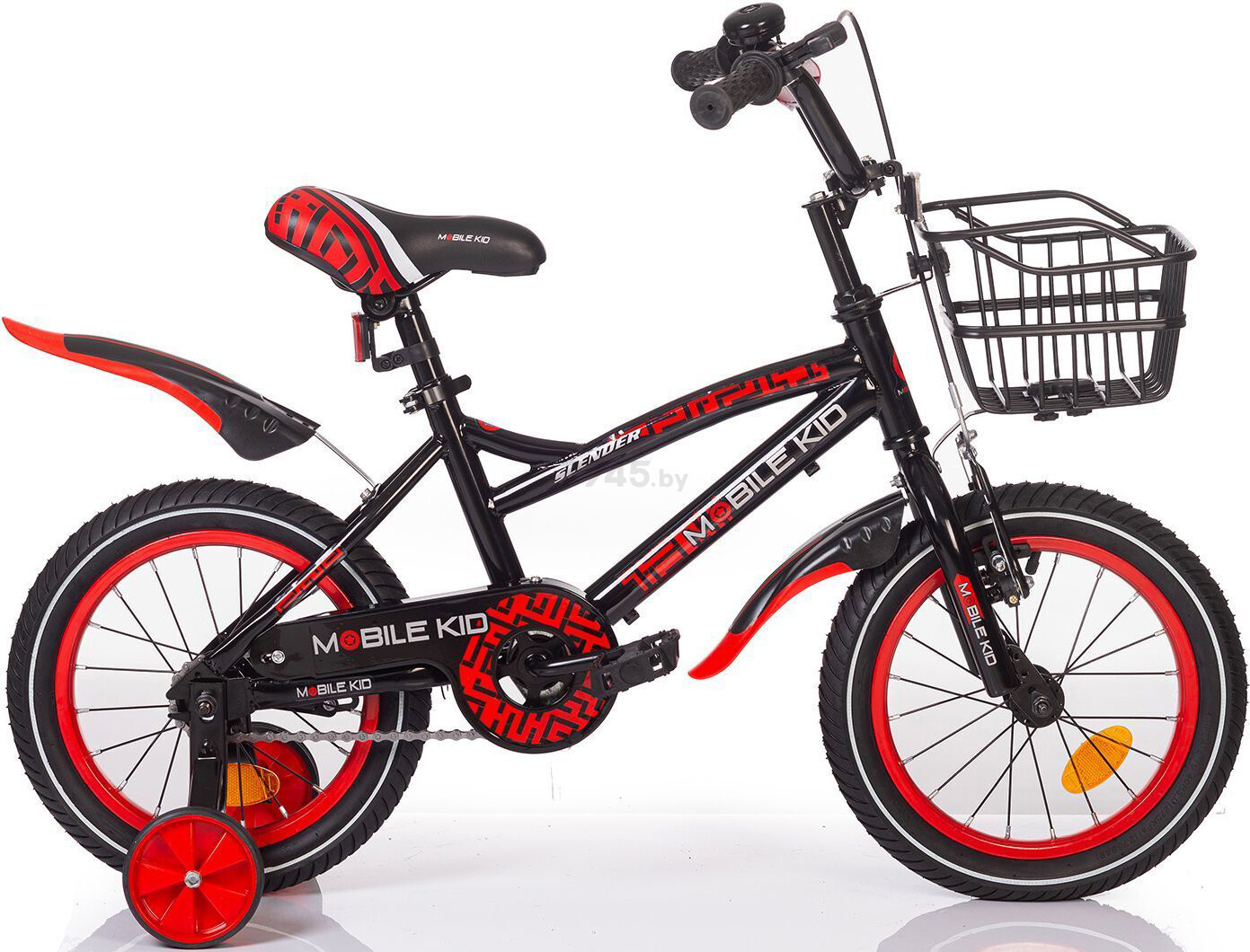 Велосипед детский MOBILE KID Slender 14 Black Red (SLENDER 14 BLACK RED)