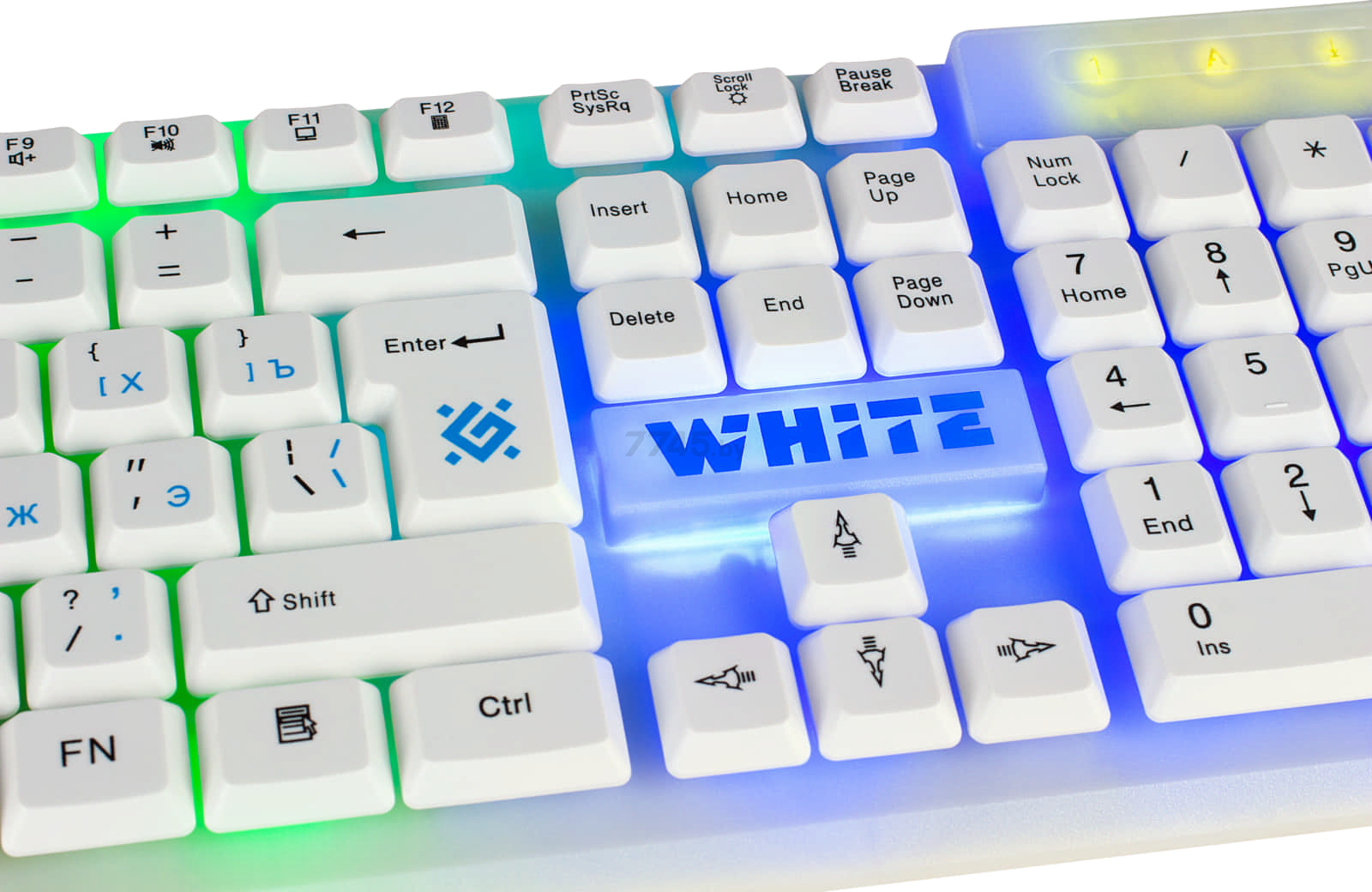 Клавиатура игровая DEFENDER White GK-172 RU (45172) - Фото 6