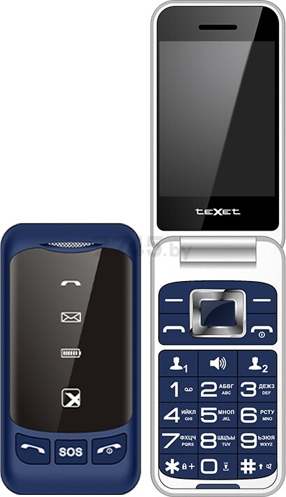 Мобильный телефон TEXET TM-B419 Blue - Фото 4