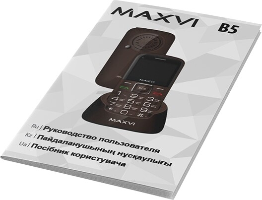 Мобильный телефон MAXVI B5ds Black - Фото 16