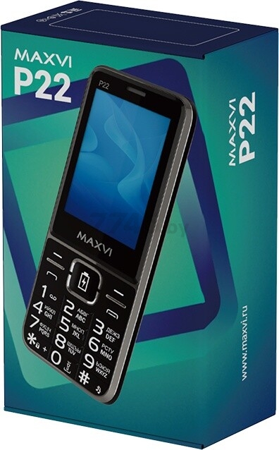 Мобильный телефон MAXVI P22 Black - Фото 13
