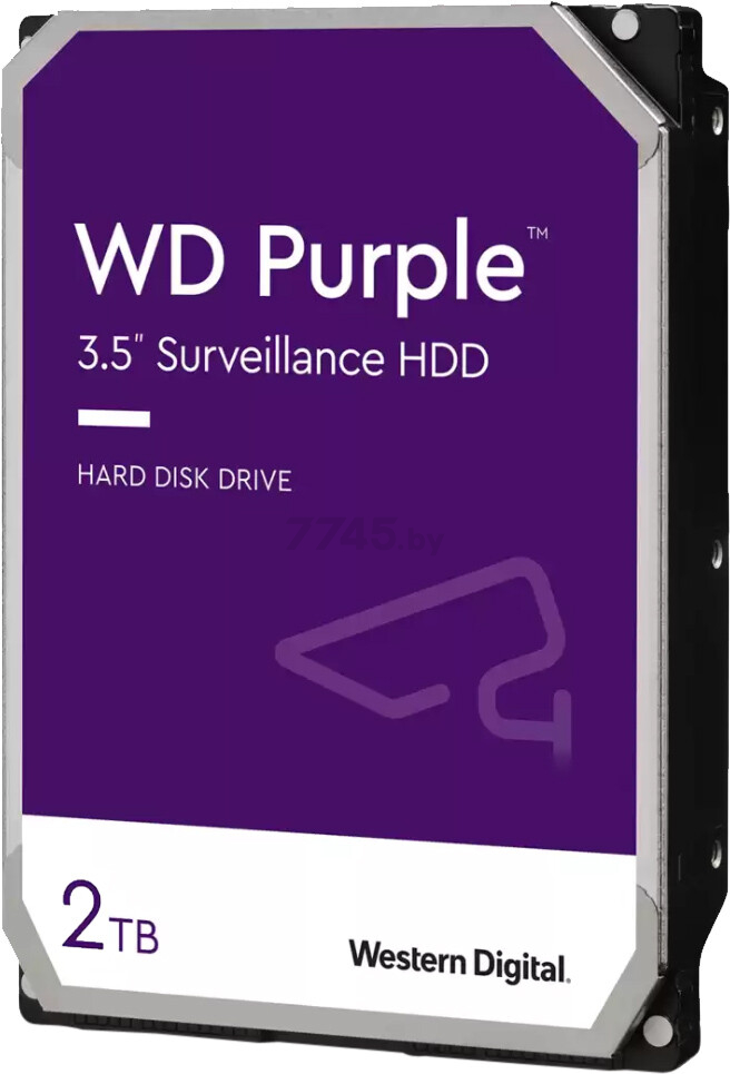 Жесткий диск HDD Western Digital Purple 2TB (WD22PURZ)