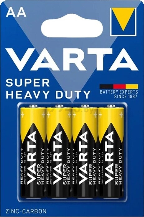 Батарейка АА VARTA Super Heavy Duty 4 штуки