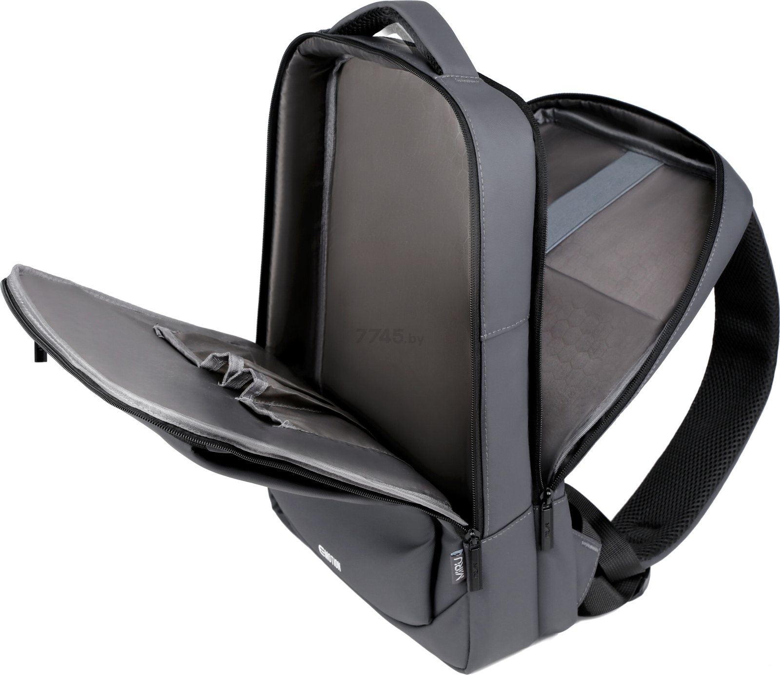 Рюкзак для ноутбука MIRU MBP02 Emotion 15.6" серый - Фото 6