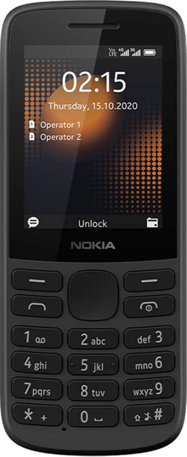 Мобильный телефон NOKIA 215 4G Dual SIM TA-1272 черный (16QENB01A01) - Фото 2