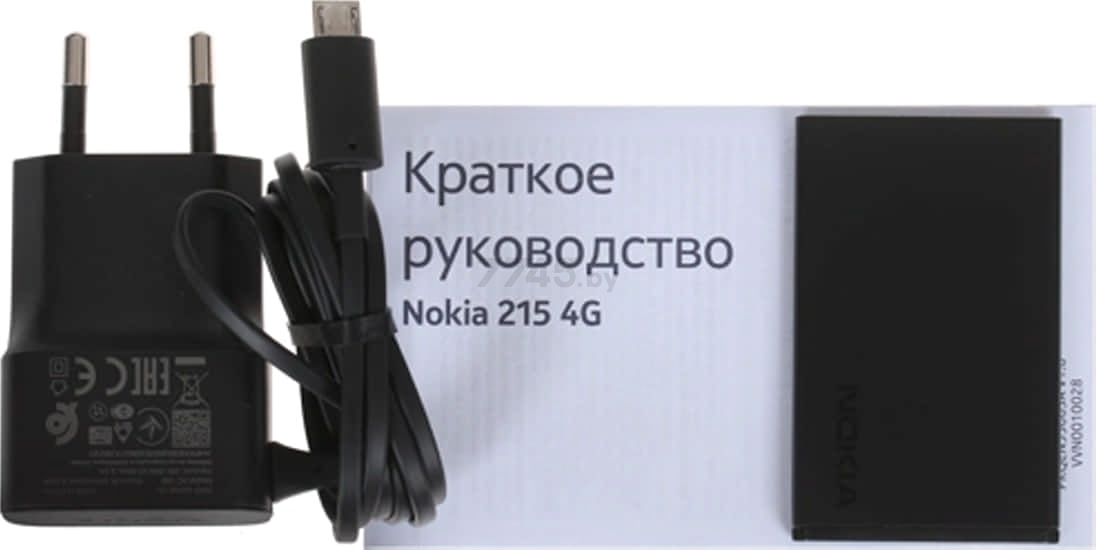Мобильный телефон NOKIA 215 4G Dual SIM TA-1272 черный (16QENB01A01) - Фото 12