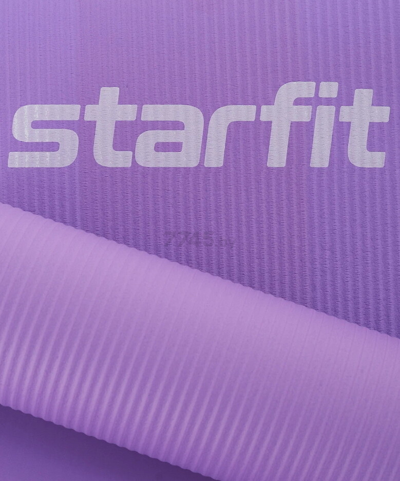 Коврик для йоги STARFIT FM-301 NBR фиолетовый пастель 183x61x1 (4680459118318) - Фото 4