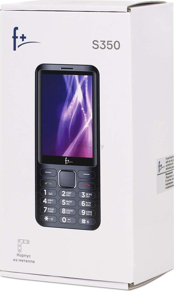 Мобильный телефон F+ S350 серый (S350 DARK GREY) - Фото 8
