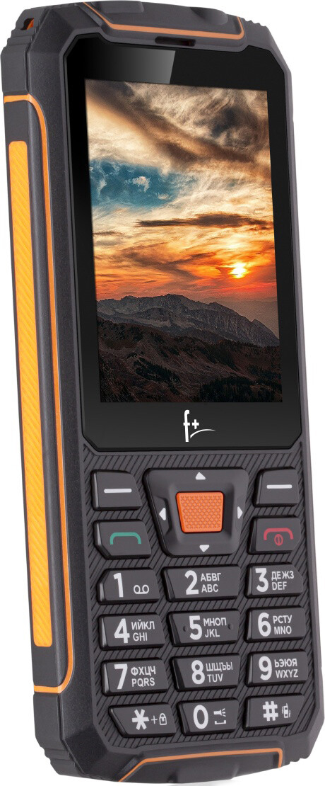 Мобильный телефон F+ R280C черный/оранжевый (R280C BLACK-ORANGE) - Фото 7