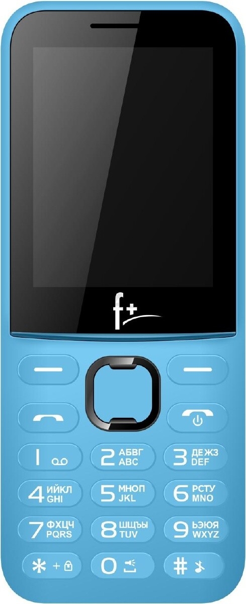 Мобильный телефон F+ F240L голубой (F240L LIGHT BLUE)