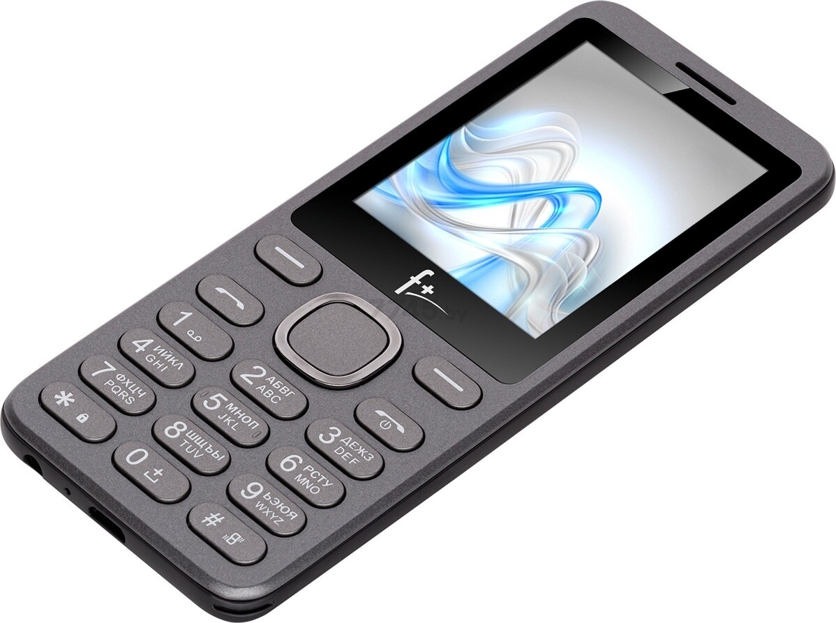Мобильный телефон F+ S240 серый (S240 DARK GREY) - Фото 3