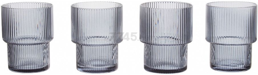 Набор стаканов WALMER Farrow Grey 230 мл 4 штуки (1405487)
