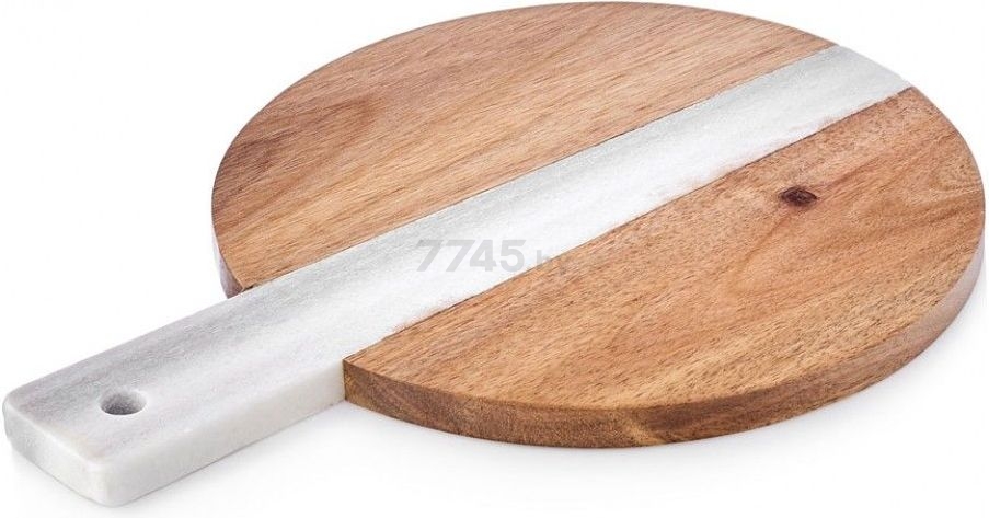 Блюдо деревянное круглое WALMER State 22х30х1,5 см (W21092230) - Фото 2
