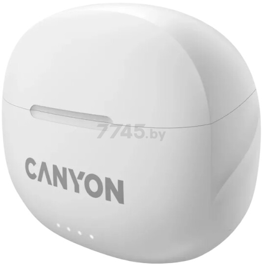 Наушники-гарнитура беспроводные TWS CANYON TWS-8 белый (CNS-TWS8W) - Фото 4