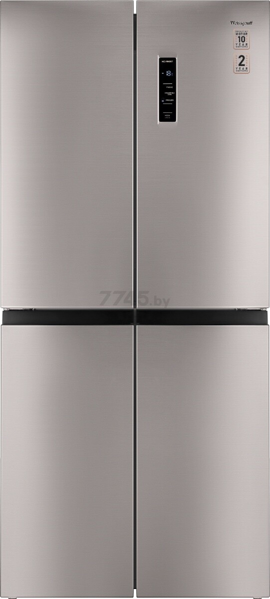 Холодильник WEISSGAUFF WCD 486 NFX