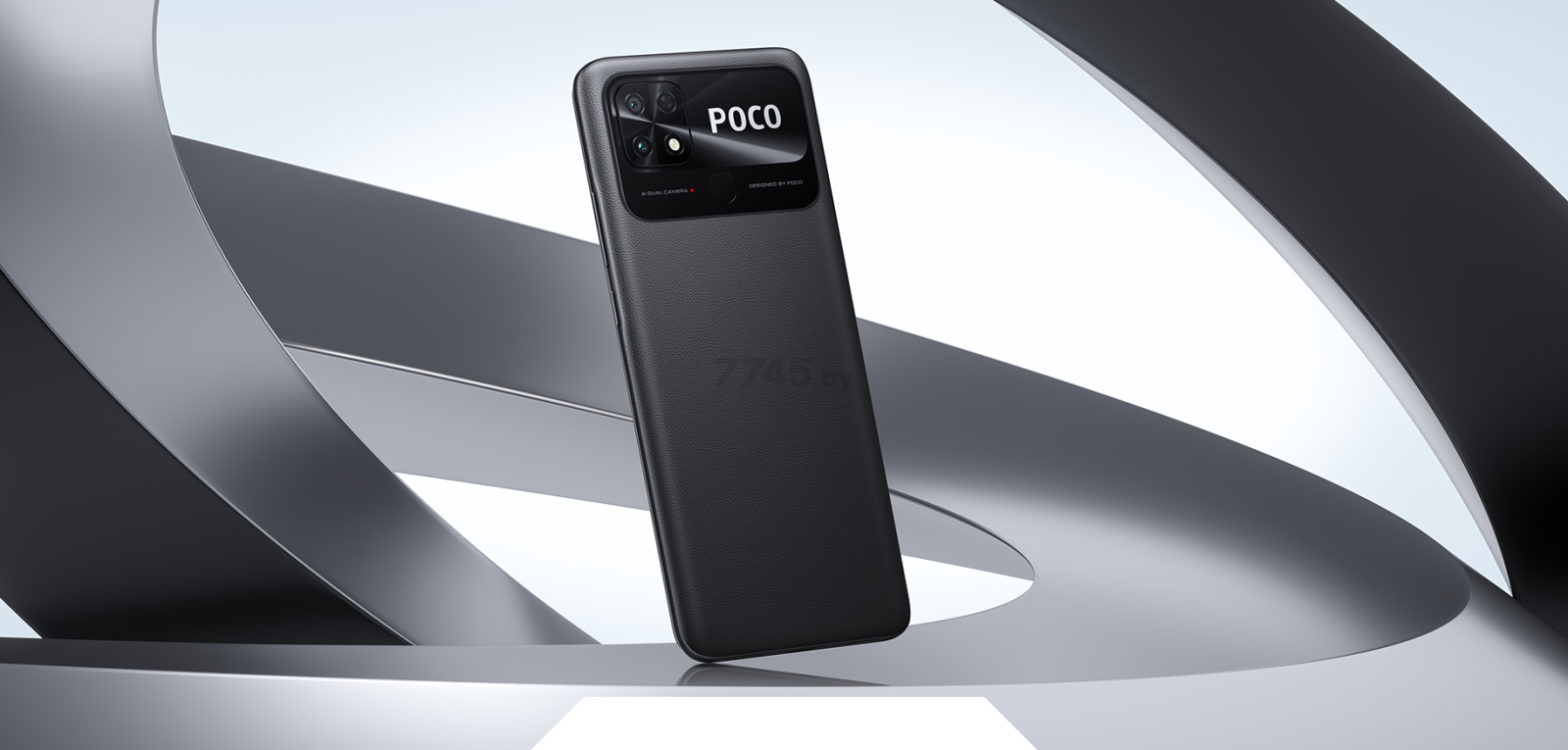 Смартфон POCO C40 4GB/64GB Power Black (220333QPG) - Фото 5