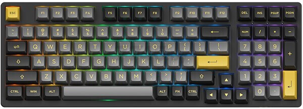 Клавиатура игровая AKKO 3098N Black&Gold 3 Modes TTC Demon (1746099) - Фото 6