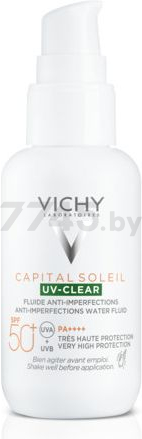 Флюид солнцезащитный VICHY Capital Soleil UV-Clear SPF50+ 40 мл (0370355106)