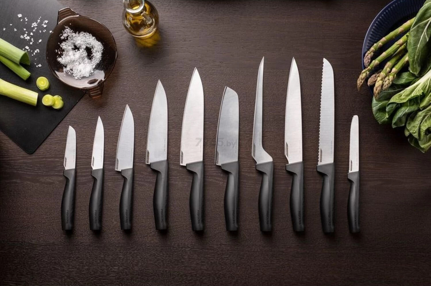 Нож для хлеба FISKARS Hard Edge 22 см (1054945) - Фото 5