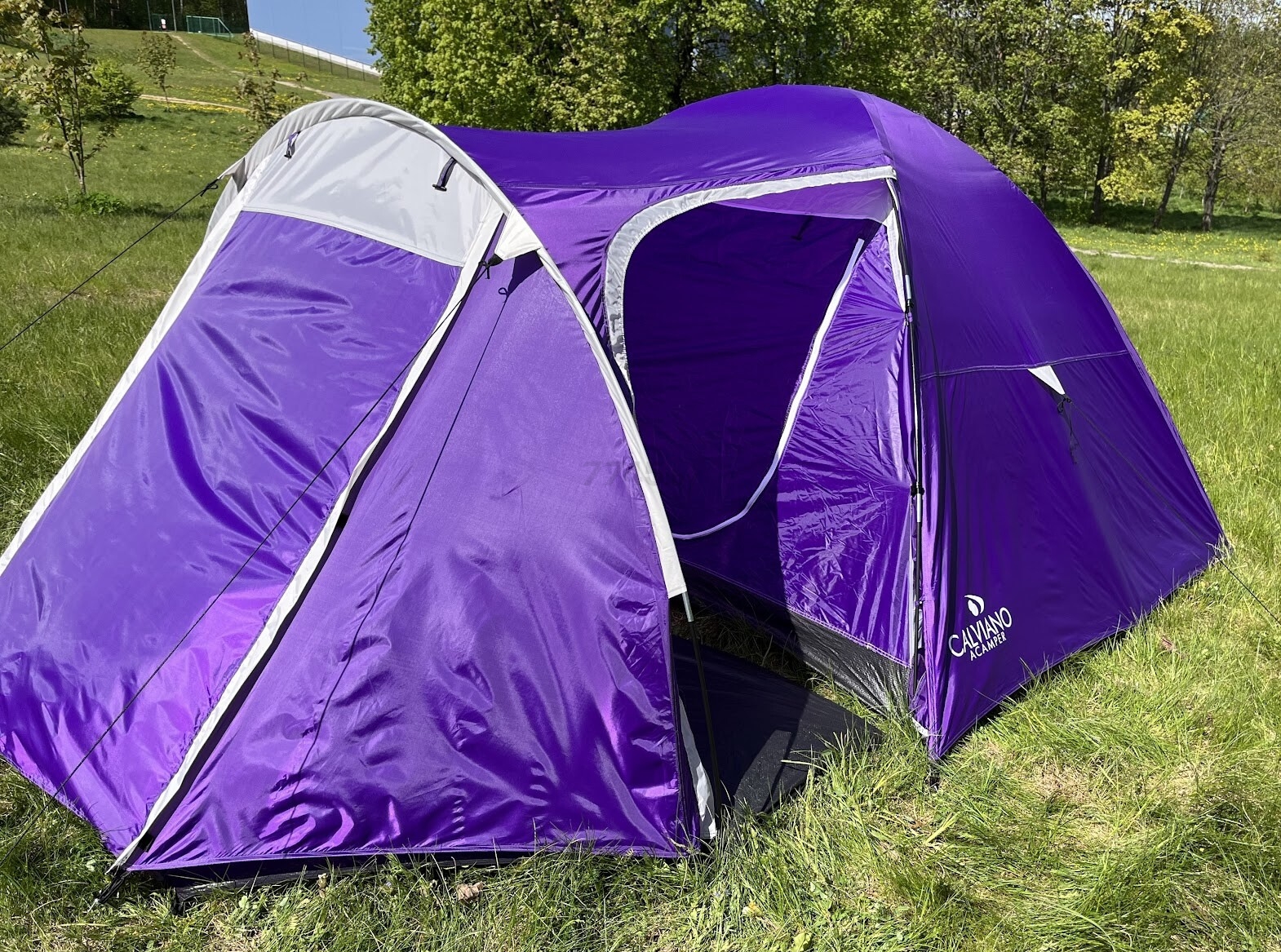Палатка CALVIANO Acamper Monsun 4 Purple - Фото 16