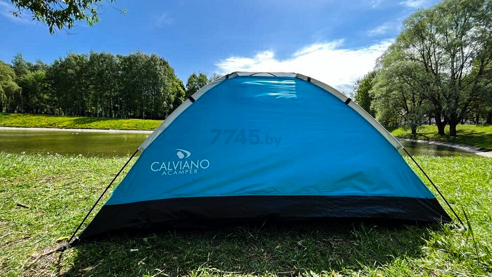 Палатка CALVIANO Acamper Domepack 4 Turquoise - Фото 12