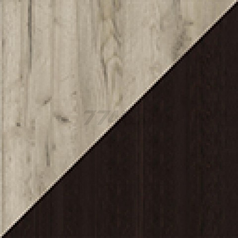 Шкаф-витрина ИНТЕРЛИНИЯ КЛ-005-1 правый дуб венге/дуб серый 58,2х42,5х202 см - Фото 4