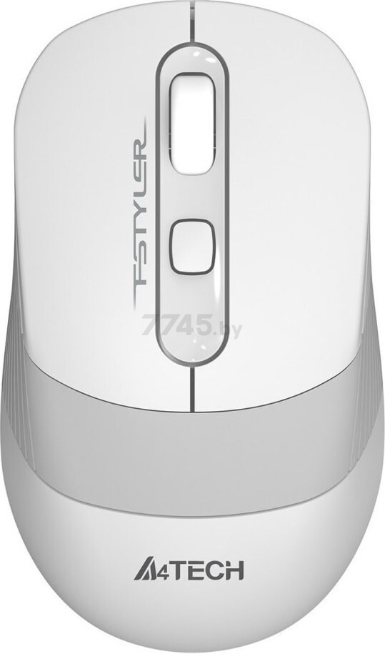 Мышь беспроводная A4TECH Fstyler FG10S белый/серый  - Фото 2