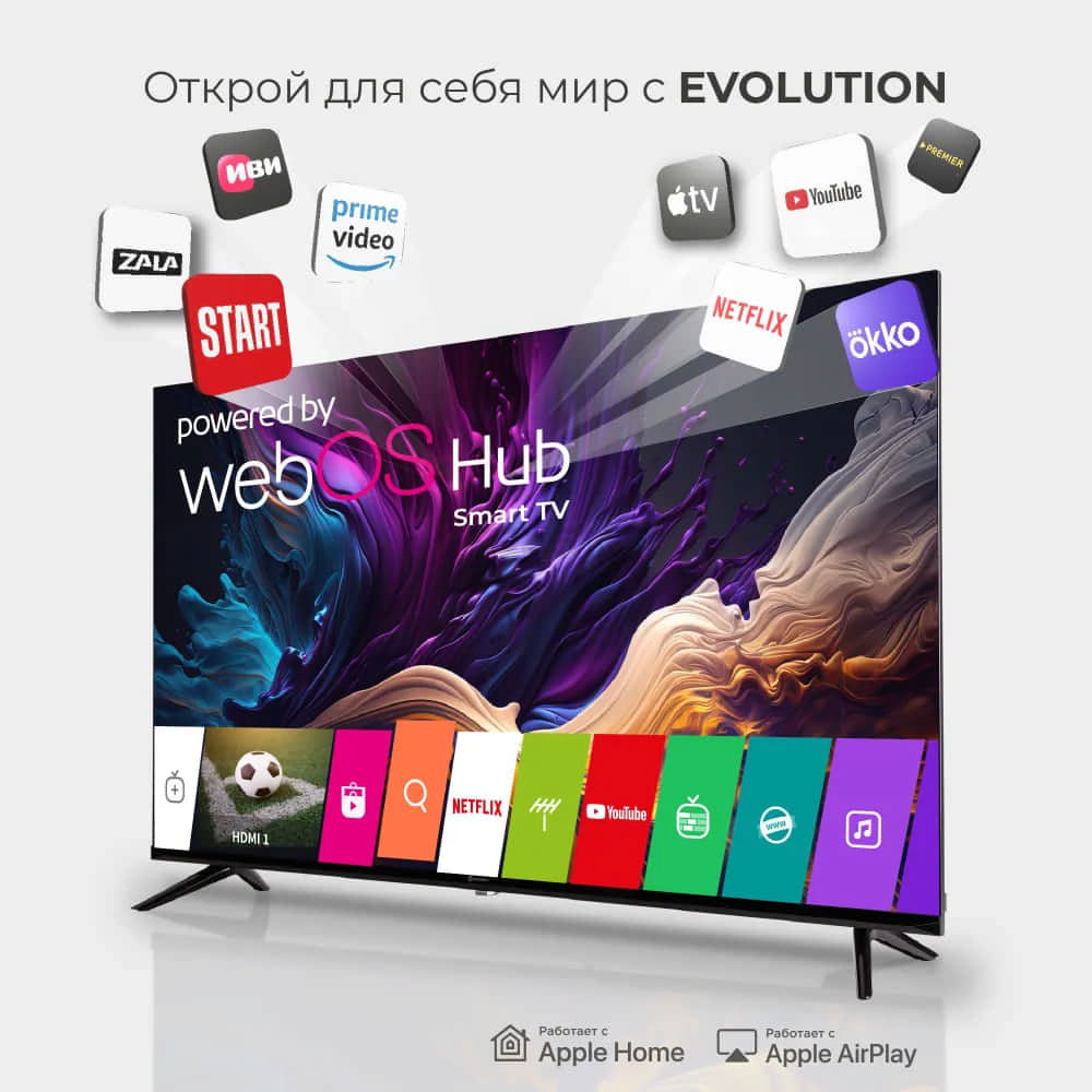 Телевизор EVOLUTION 43" WOS43MR1UHD - Фото 11