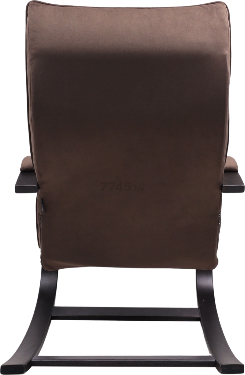 Кресло-качалка LESET Морено венге/коричневый велюр V 23 (87786) - Фото 4