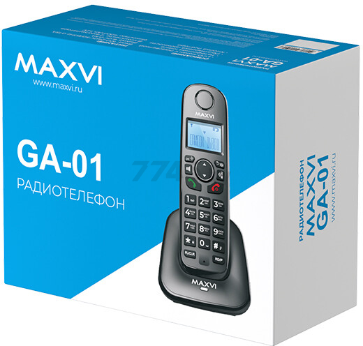 Радиотелефон MAXVI GA-01 Черный - Фото 10