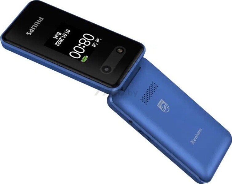 Мобильный телефон PHILIPS Xenium E2602 синий (CTE2602BU/00) - Фото 5