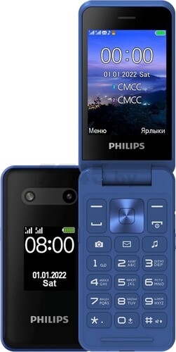 Мобильный телефон PHILIPS Xenium E2602 синий (CTE2602BU/00)
