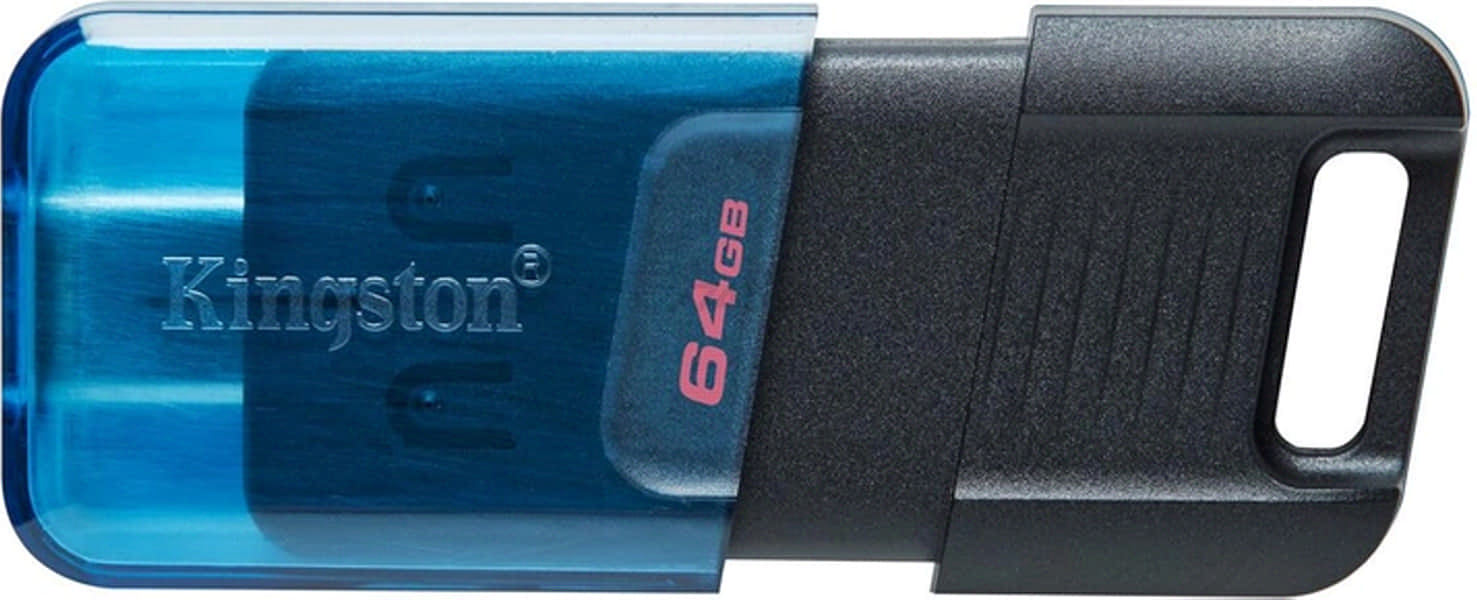 USB-флешка 64 Гб KINGSTON Data Traveler 80 M USB-C (DT80M/64GB) - Фото 2