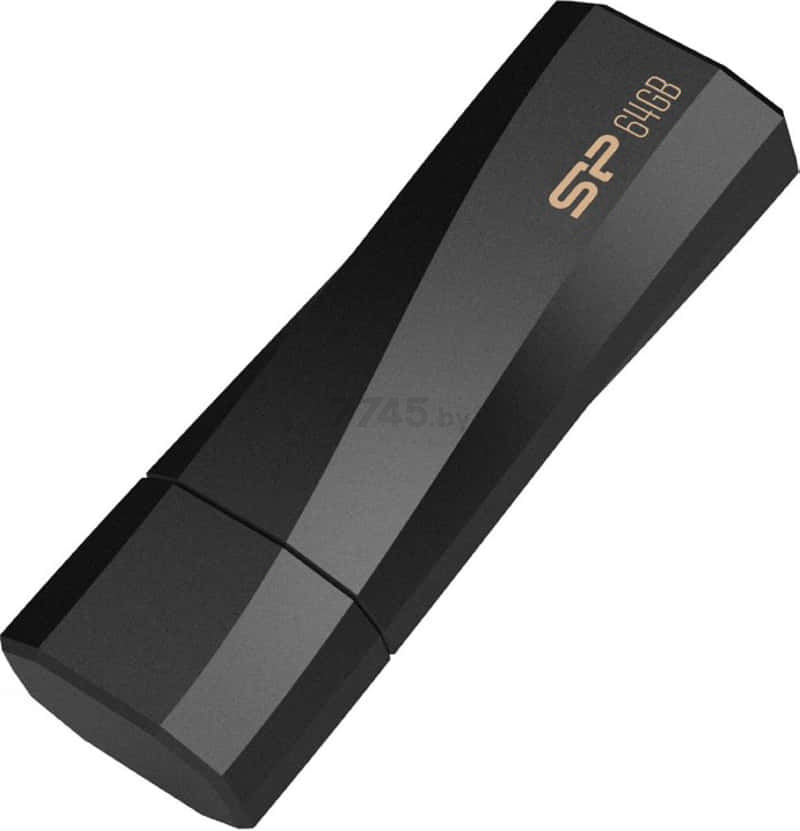 USB-флешка 64 Гб SILICON POWER Blaze B07 USB 3.2 Black (SP064GBUF3B07V1K) - Фото 2