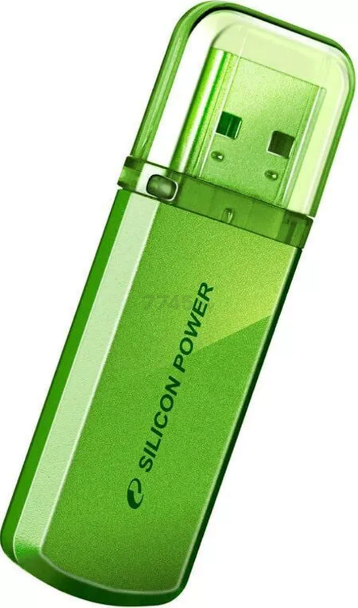 USB-флешка 64 Гб SILICON POWER Helios 101 USB 2.0 Green (SP064GBUF2101V1N)